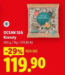 Lidl OCEAN SEA Krevety nabídka