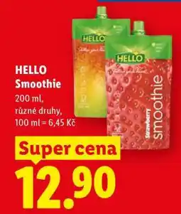 Lidl Hello Smoothie nabídka