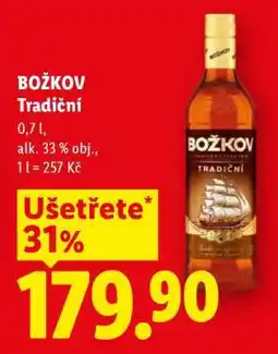 Lidl Božkov Tradiční nabídka