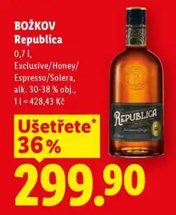 Lidl Božkov Republica nabídka