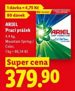 Lidl Ariel Prací prášek nabídka