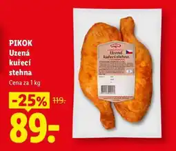 Lidl PIKOK Uzená kuřecí stehna nabídka