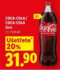 Lidl COCA-COLA, COCA-COLA ZERO nabídka