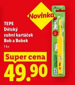 Lidl TEPE Dětský zubní kartáček Bob a Bobek nabídka