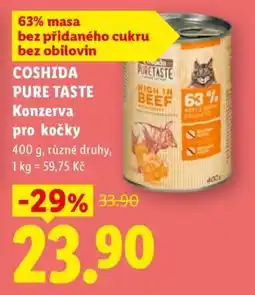 Lidl COSHIDA PURE TASTE Konzerva pro kočky nabídka