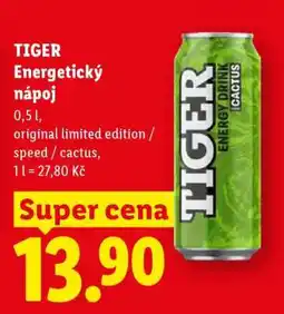 Lidl TIGER Energetický nápoj nabídka