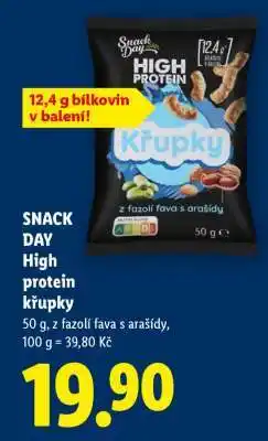 Lidl SNACK DAY High protein křupky nabídka