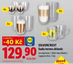 Lidl Silvercrest Sada termo sklenic nabídka