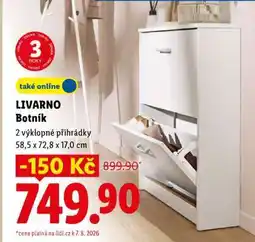 Lidl LIVARNO Botník nabídka