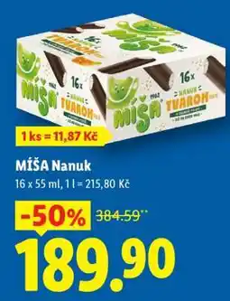 Lidl Míša nanuk nabídka