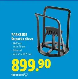 Lidl PARKSIDE Štípačka dřeva nabídka