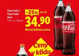 Lidl COCA-COLA, COCA-COLA ZERO nabídka