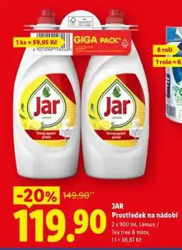 Lidl Jar prostředek na nádobí nabídka