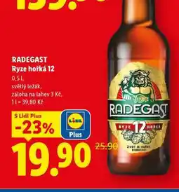 Lidl Radegast Ryze Hořká 12 nabídka