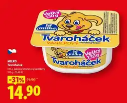 Lidl Milko Tvaroháček nabídka