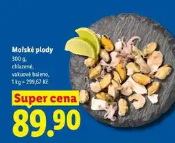 Lidl Mořské plody nabídka