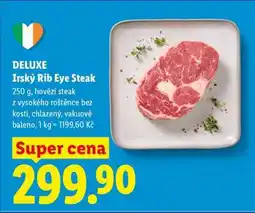 Lidl DELUXE Irský Rib Eye Steak nabídka