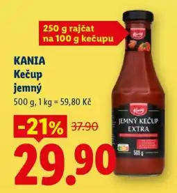 Lidl KANIA Kečup jemný nabídka