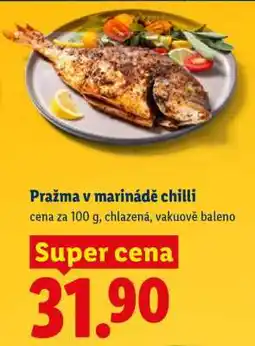 Lidl Pražma v marinádě chilli nabídka