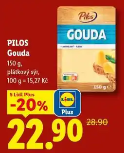 Lidl Pilos GOUDA nabídka