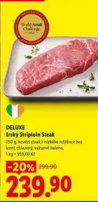 Lidl DELUXE Irský Striploin Steak nabídka