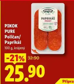 Lidl PIKOK PURE POLIČAN/PAPRIKÁŠ nabídka