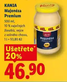 Lidl Kania MAJONÉZA PREMIUM nabídka