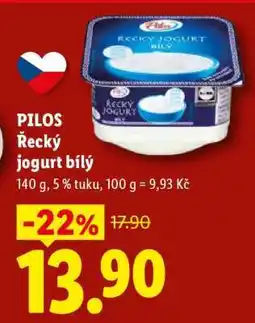Lidl Pilos ŘECKÝ JOGURT BÍLÝ nabídka