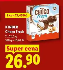 Lidl KINDER CHOCO FRESH nabídka