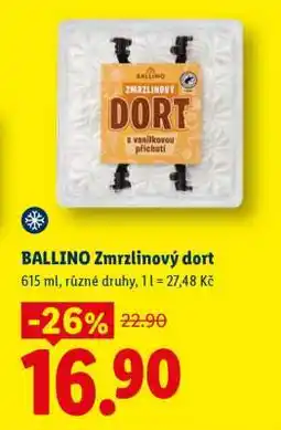 Lidl BALLINO Zmrzlinový dort nabídka