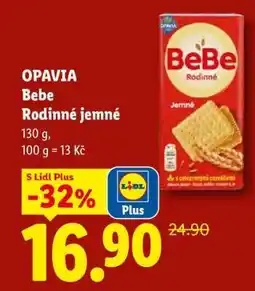 Lidl OPAVIA BeBe Rodinné jemné nabídka