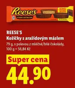 Lidl REESE'S KOŠÍČKY S ARAŠÍDOVÝM MÁSLEM nabídka