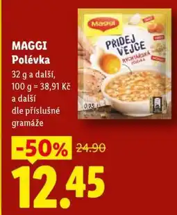 Lidl Maggi polévka nabídka
