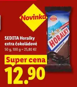Lidl SEDITA Horalky extra čokoládové nabídka
