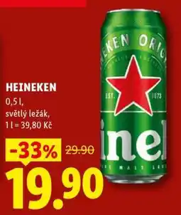 Lidl Heineken nabídka