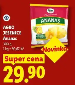 Lidl AGRO JESENICE Ananas nabídka