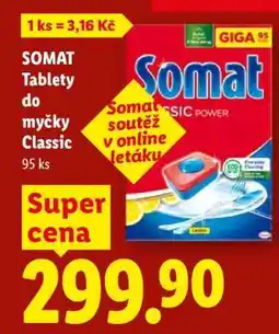 Lidl Somat Tablety do myčky Classic nabídka