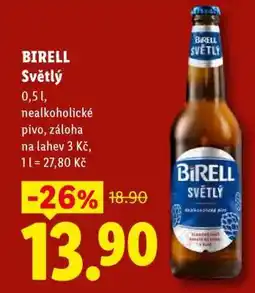 Lidl Birell světlý nabídka