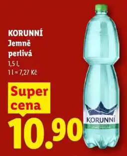 Lidl KORUNNÍ JEMNĚ PERLIVÁ nabídka