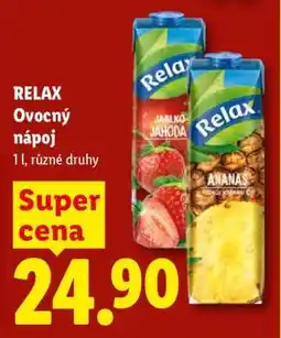 Lidl RELAX ovocný nápoj nabídka