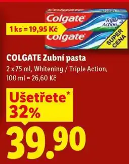 Lidl Colgate zubní pasta nabídka