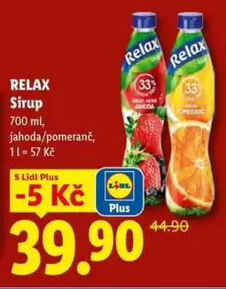 Lidl Relax Sirup nabídka