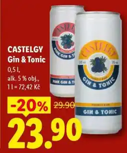 Lidl CASTELGY Gin & Tonic nabídka