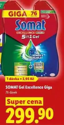 Lidl SOMAT Gel Excellence Giga nabídka