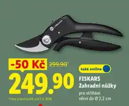 Lidl FISKARS Zahradní nůžky nabídka