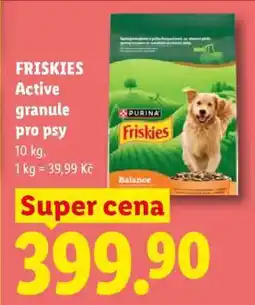 Lidl FRISKIES ACTIVE GRANULE PRO PSY nabídka