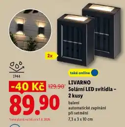 Lidl LIVARNO Solární LED svítidla - 2 kusy nabídka