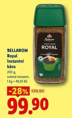 Lidl Bellarom Royal instantní káva nabídka