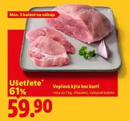 Lidl Vepřová kýta bez kosti nabídka