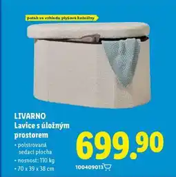 Lidl LIVARNO Lavice s úložným prostorem nabídka